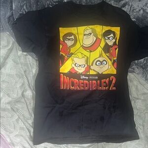 Disney Black Incredibles 2 Short Sleeve Tee